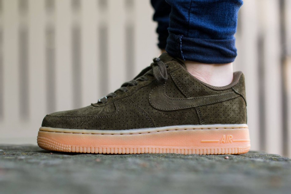air force one green suede