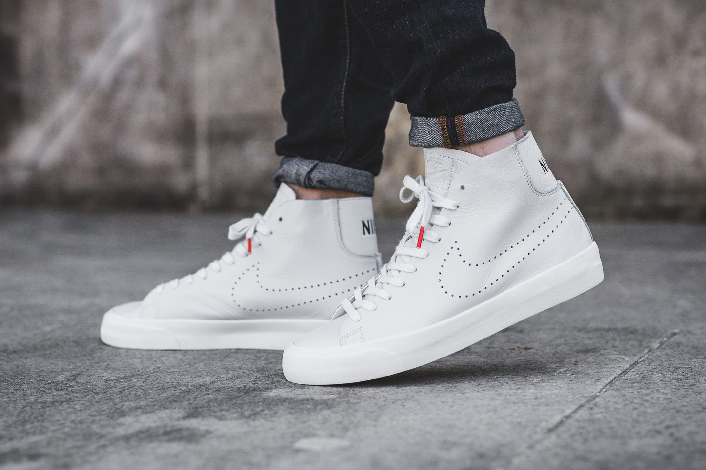 White Nike Blazer Mid Studio - Sugar Cayne