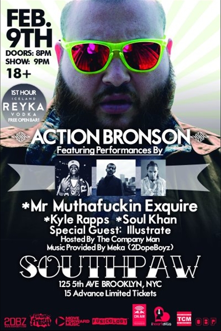 Action Bronson show at southpaw