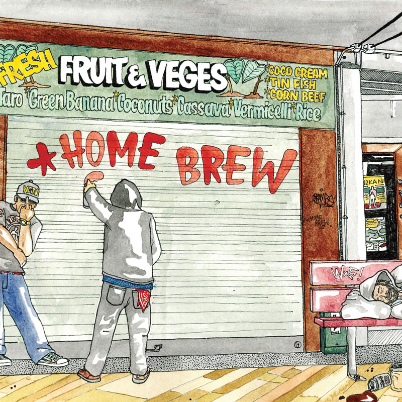 Home Brew, Album cover