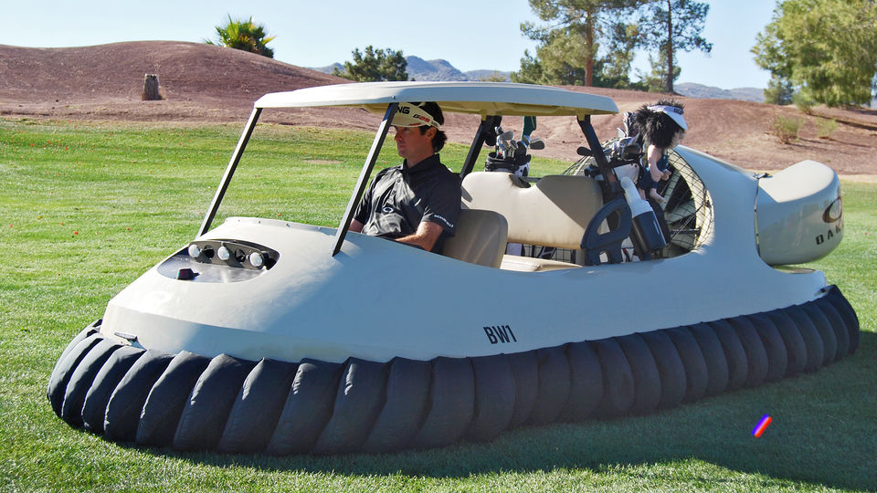 buba watson hovercraft golf cart