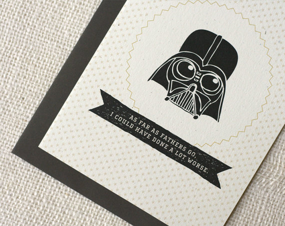 darth vader fathers day card
