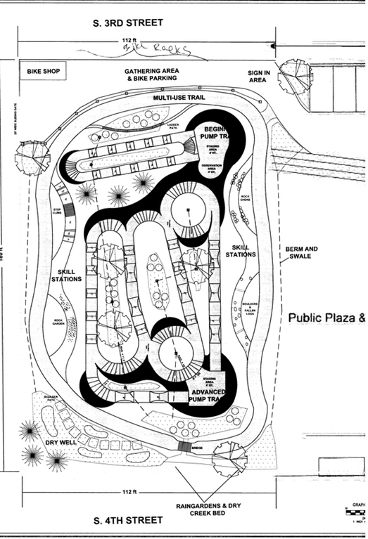 Brooklyn Bike Park construction plans