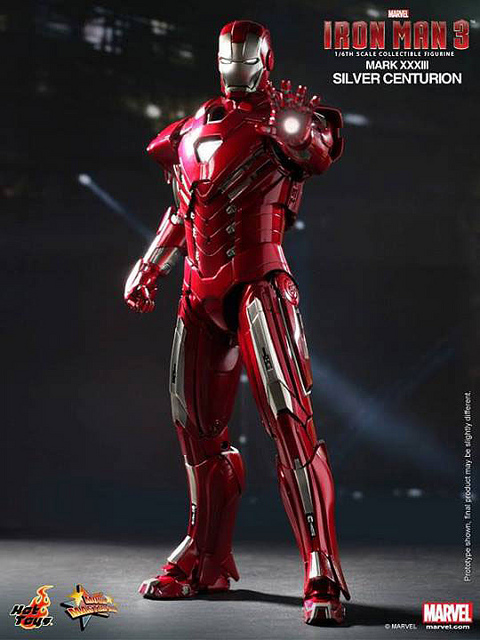 Iron Man 3 Silver Centurion Toy