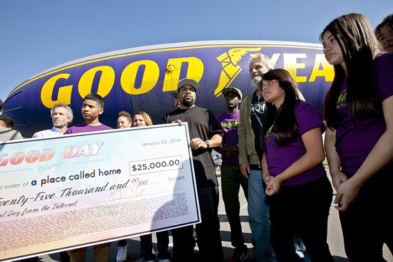 ice cube goodyear blimp 2