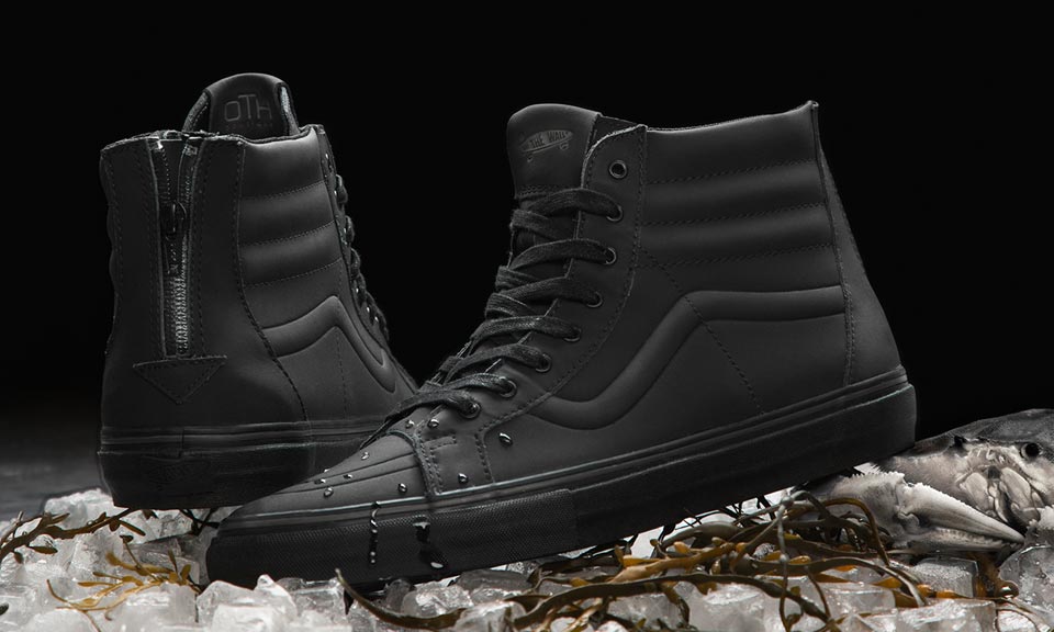 vans sk8 hi all black