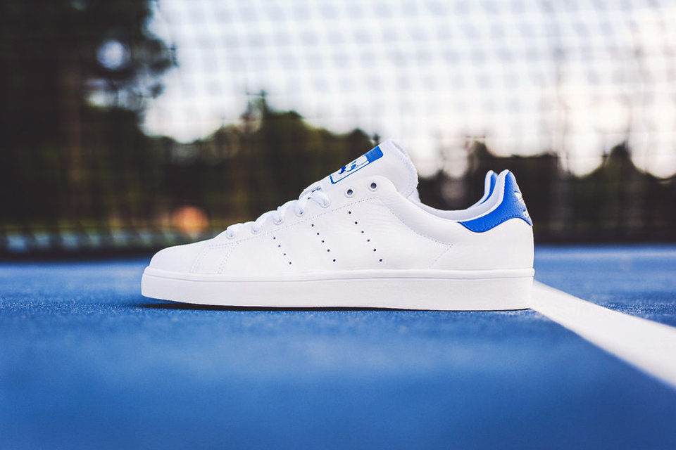 Descolorar Imaginación Están deprimidos Adidas Stan Smith Vulc White/Royal Blue