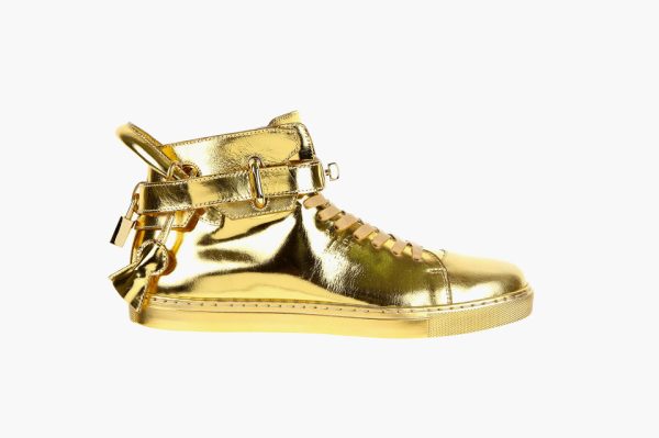 Buscemi 100mm Gold Sneaker