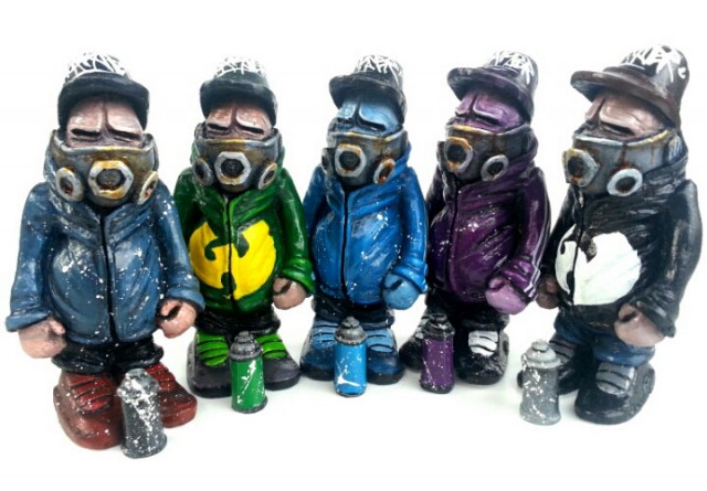 Maskedman resin figures