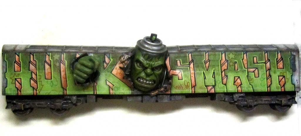 hulk smash train