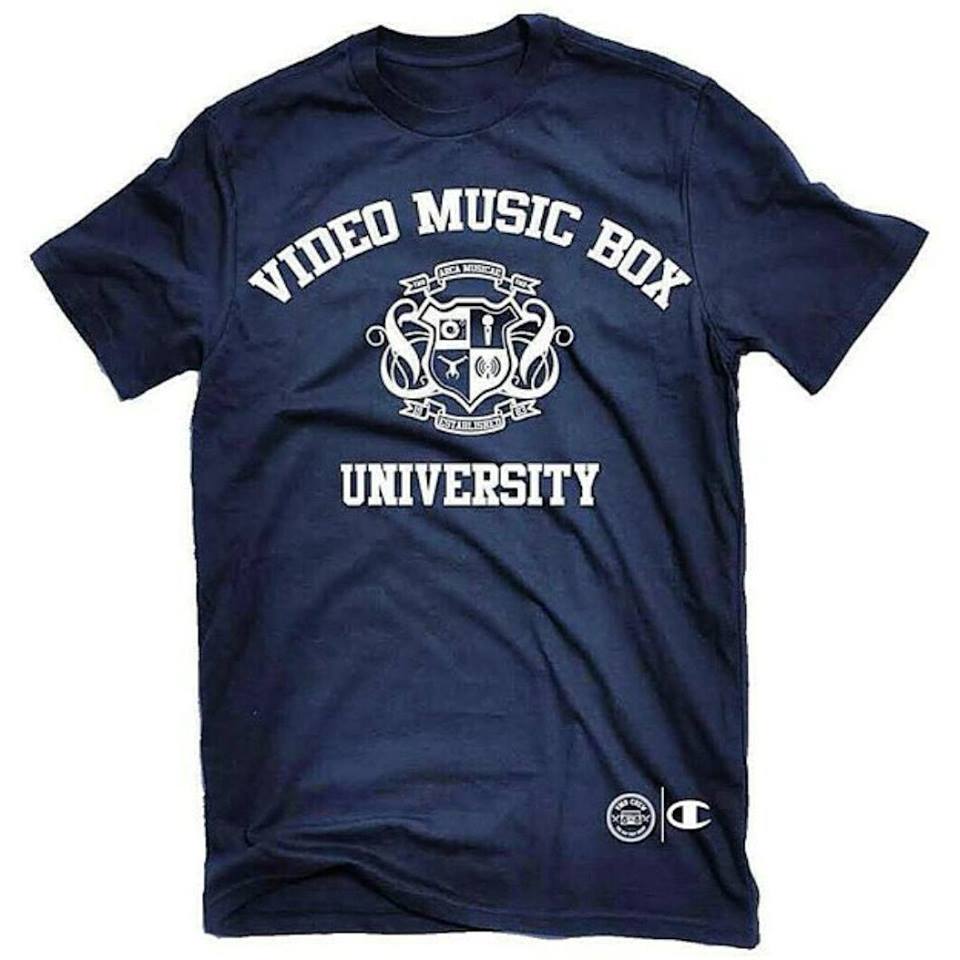 video music box university tee