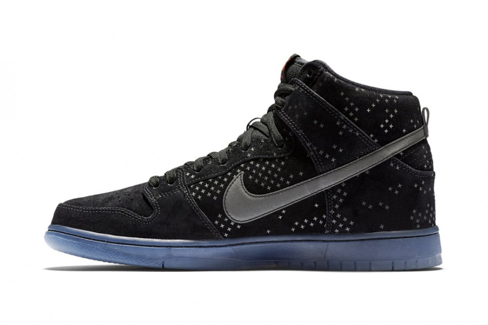 nike sb dunk high reflective