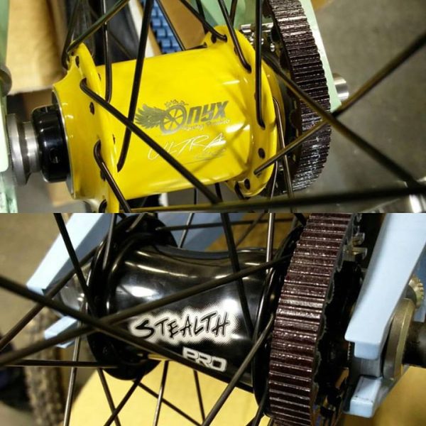 Belt Drive BMX Racing Hubs At The Grands