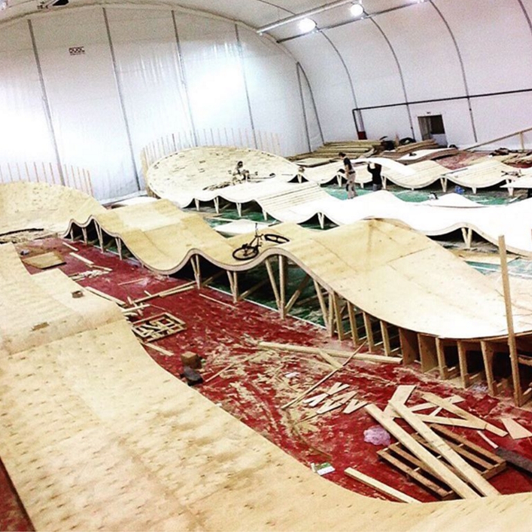 Wooden BMX Track Moscow