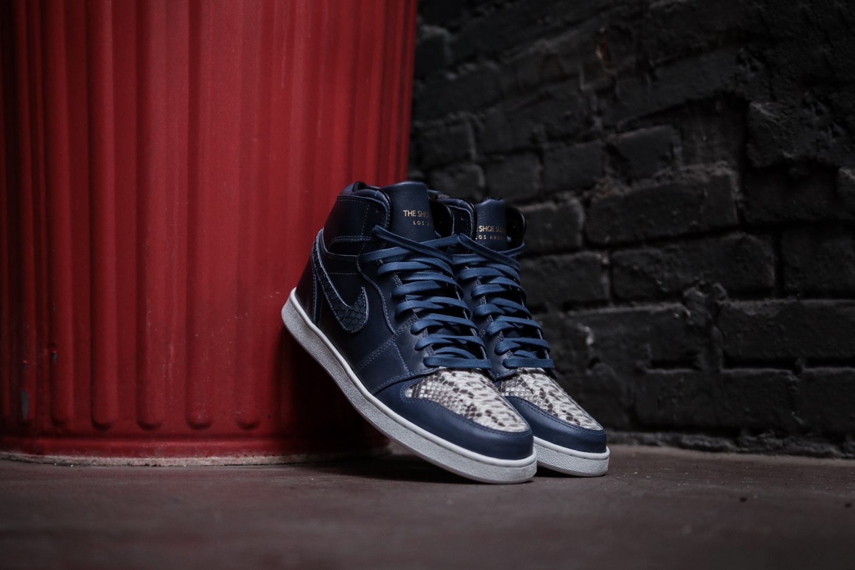 The Shoe Surgeon Custom Air Jordan 1 Blue Horween