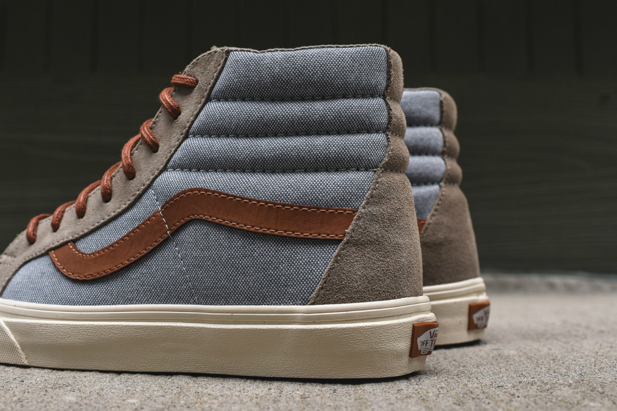 vans sk8 hi reissue grey