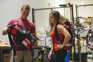 Sam , Alise Redline chrome backpack