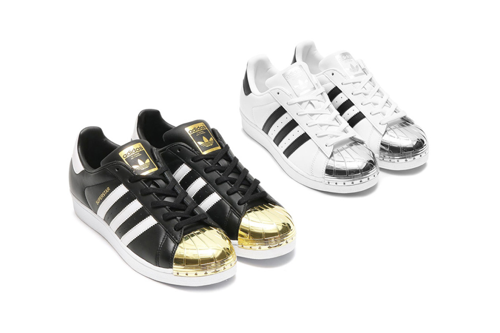 Adidas Superstar Shell Toe Shoes Black White