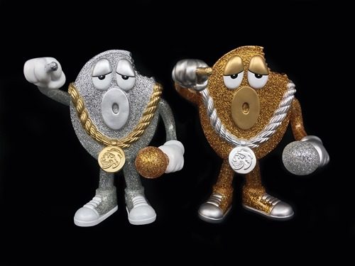 Delicious vinyl mr gold x silver glitter
