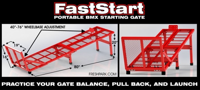 Faststart Portable Bmx Starting Gate Sugar Cayne