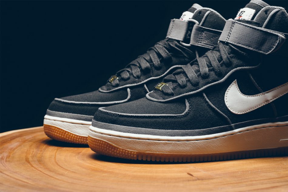 Nike Air Force 1 High Black Sail-Team Orange - Sugar Cayne