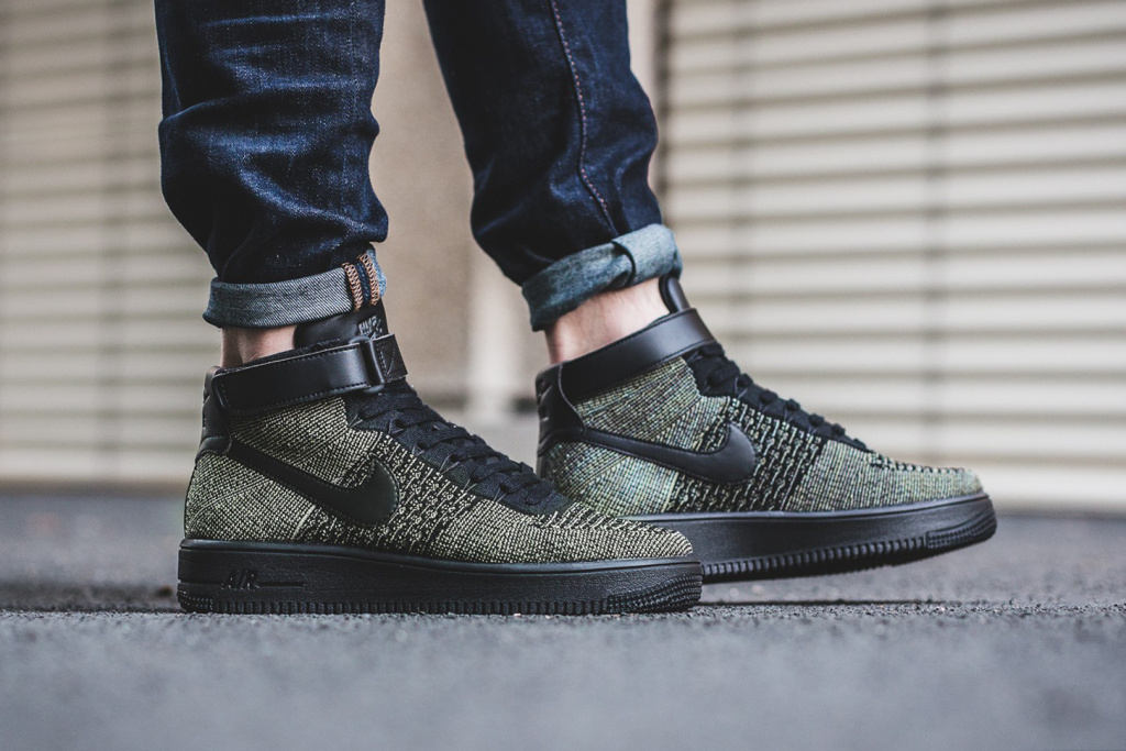 Air Force Ultra Flyknit Mid Dark Green Dopeness! - Sugar Cayne