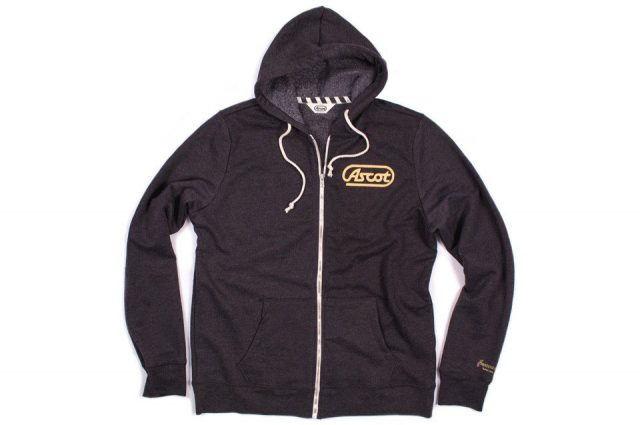 Ascot motorsports zip up hoodie