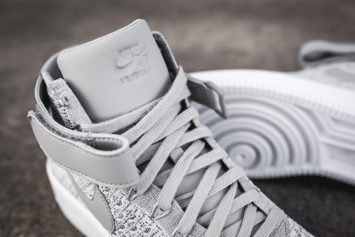 air force 1 flyknit cool grey