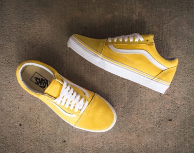 old school vans yellow