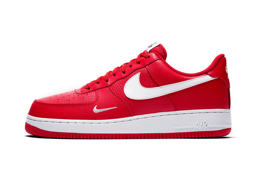 Nike AF1 Mini Swoosh - University Red - Colorway - Sugar Cayne