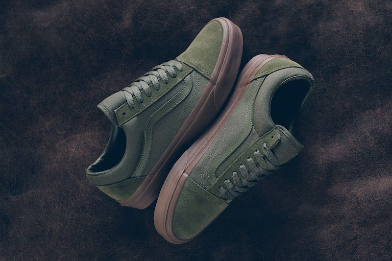 vans olive green old skool