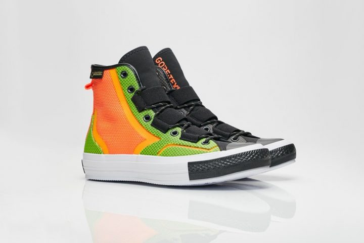 Converse-Gortex hiker orange green