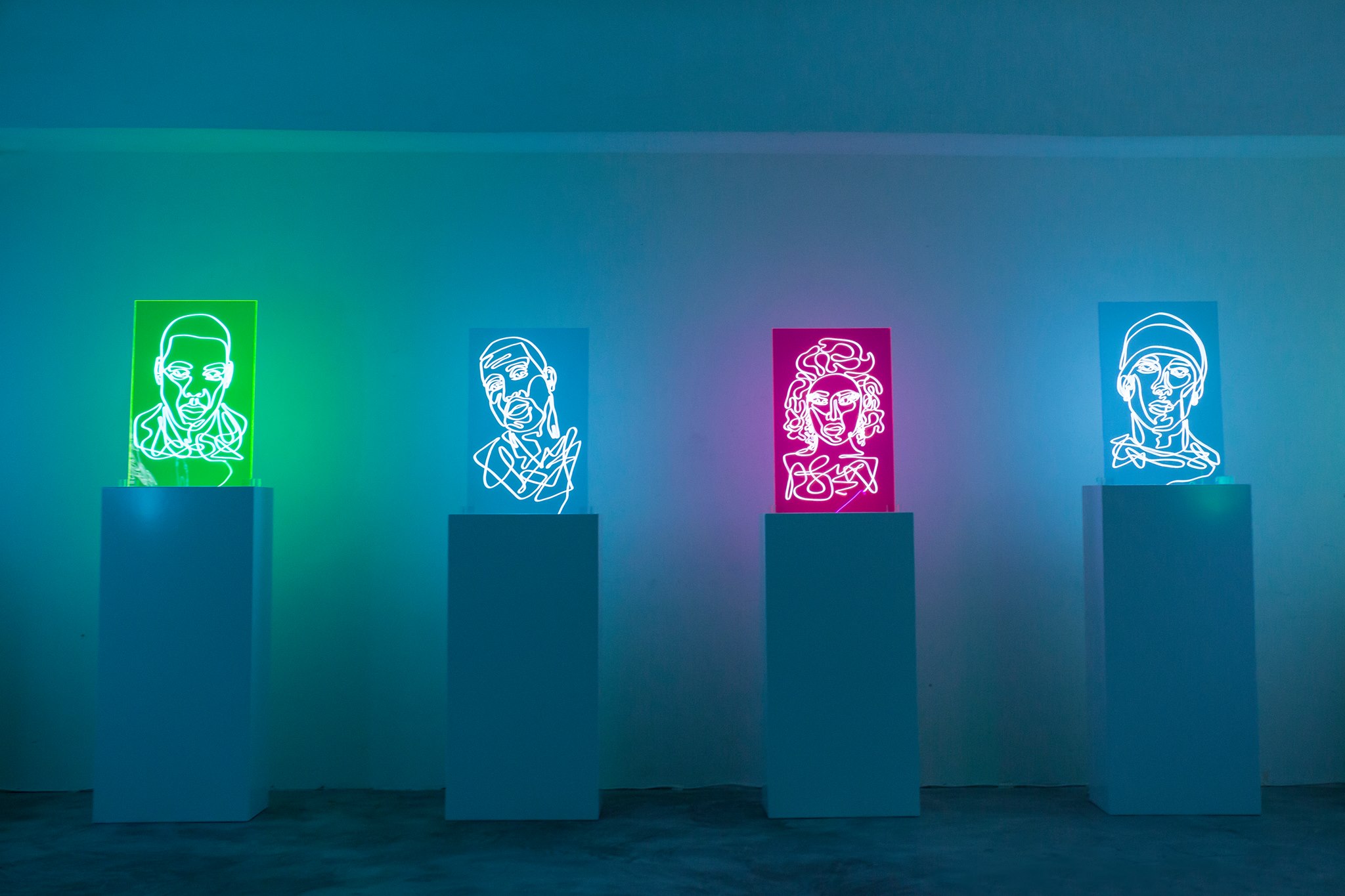 Neon rap Portraits gallery