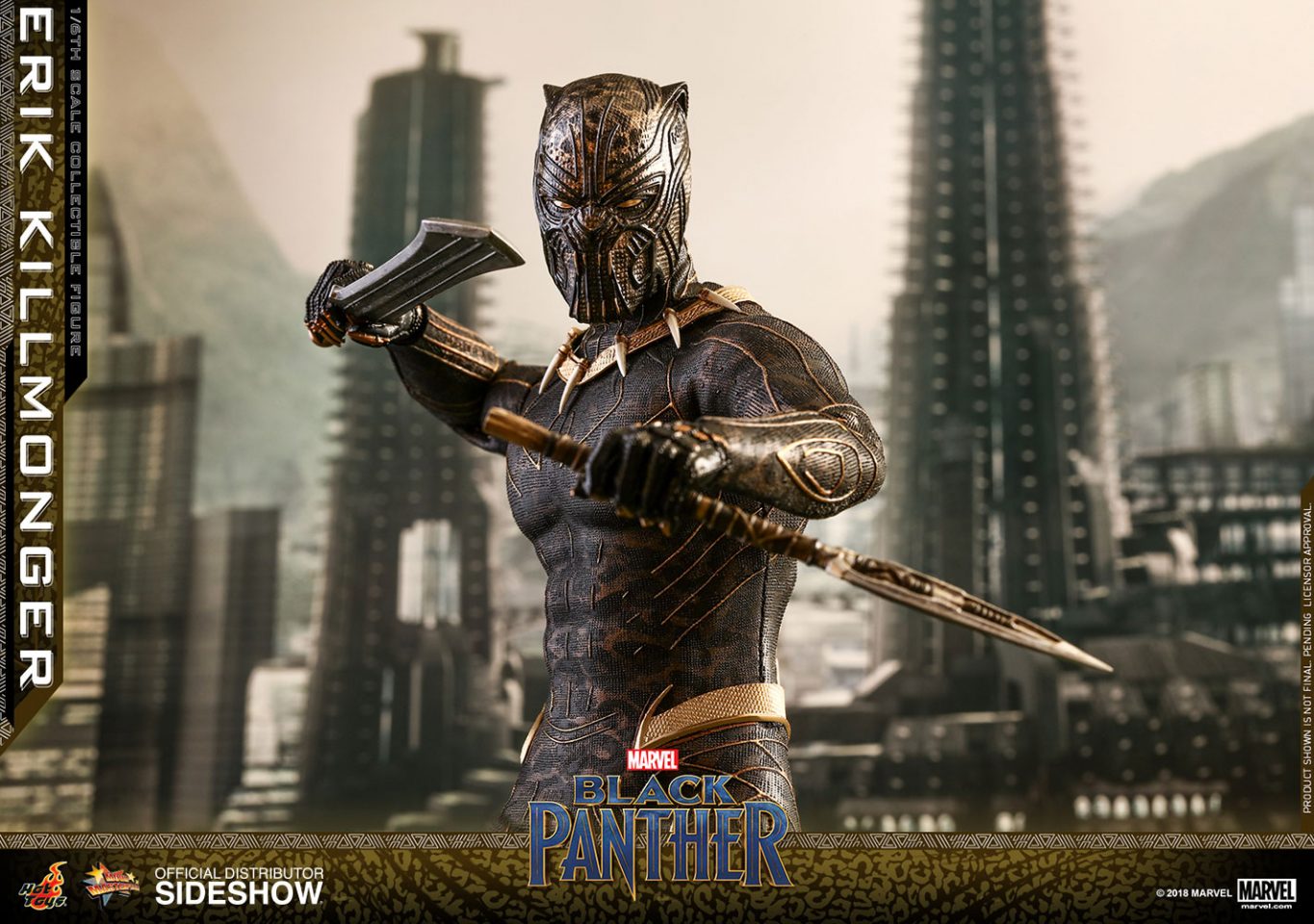 erik-killmonger-sixth-scale-figure-hot-toys marvel