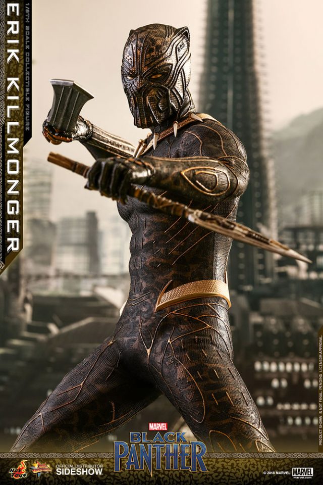 marvel black-panther-erik-killmonger-hot-toys