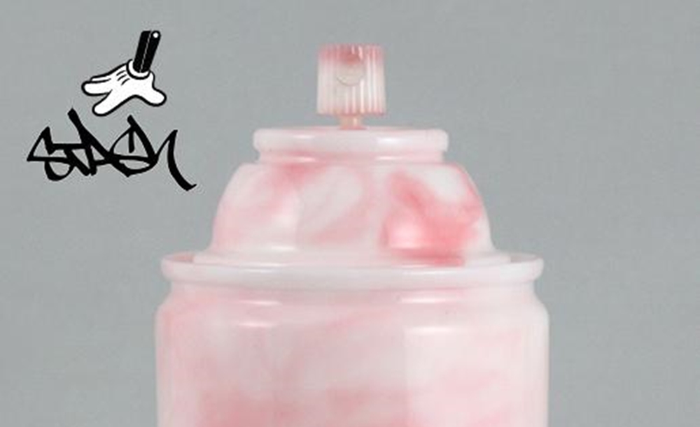 silent stage Pink Marble Resin can