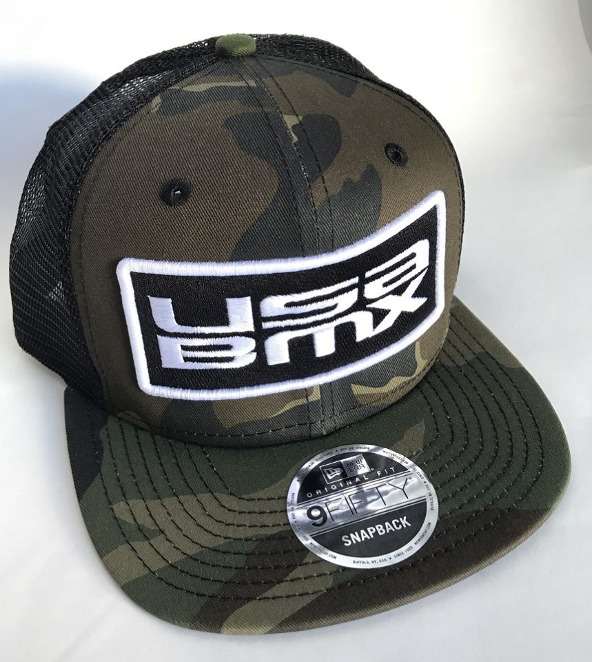 USA BMX New Era Camo hat