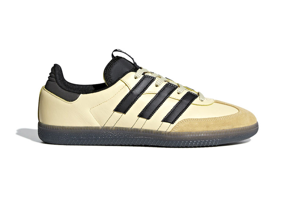 yellow adidas samba