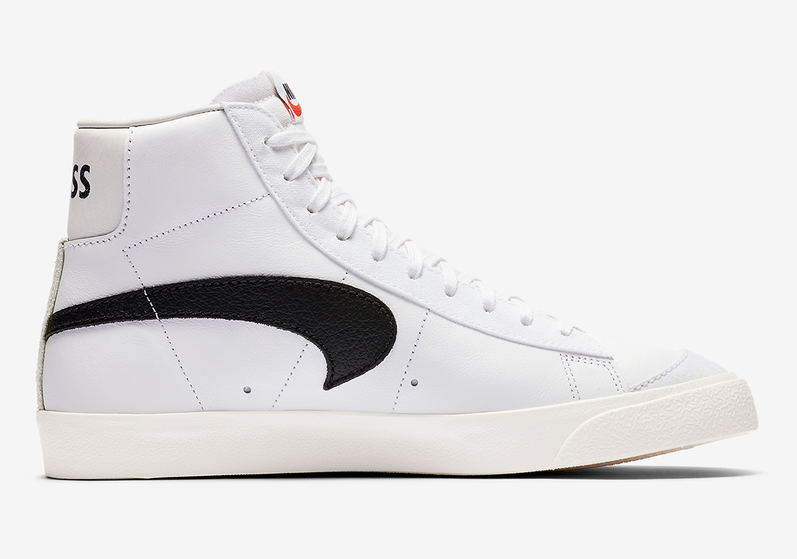 nike blazer with upside down swoosh