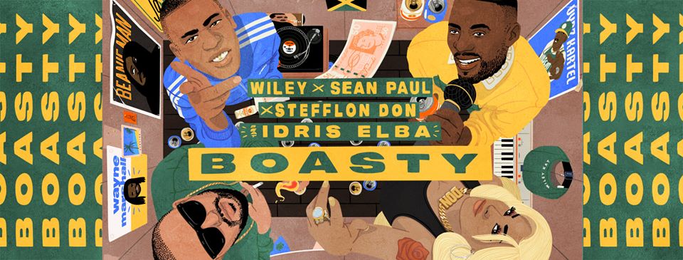 Boasty Wiley, idris elba, sean paul, stefllon