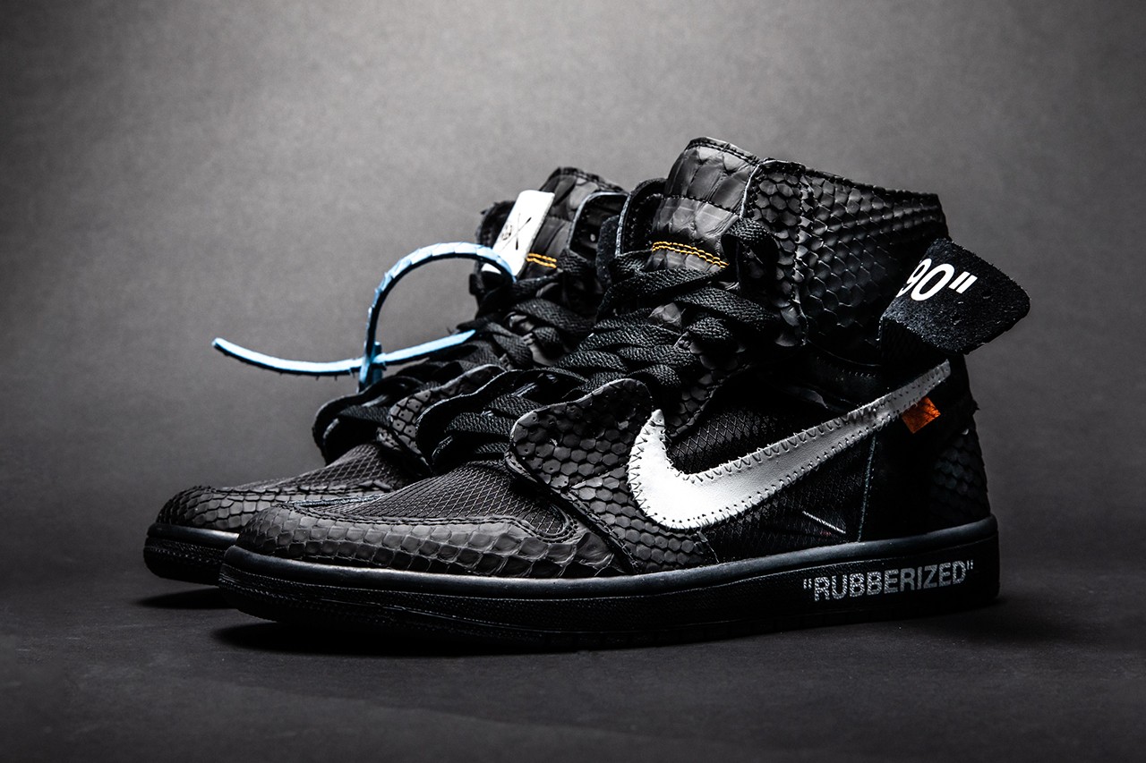 The Shoe Surgeon Rubberized Python Air Jordan 1