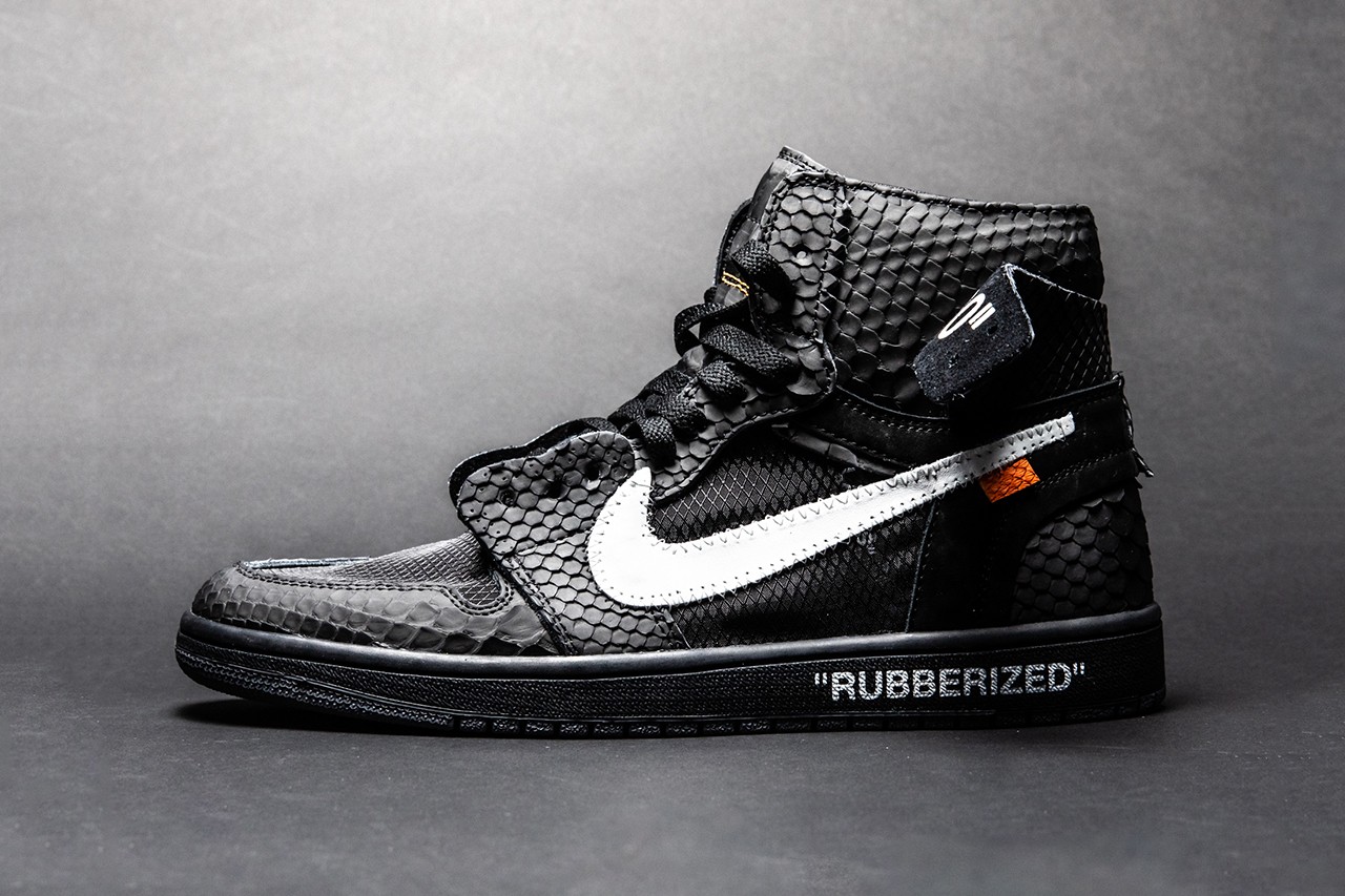 The Shoe Surgeon Air Jordan 1 Rubberized Python - Sugar Cayne