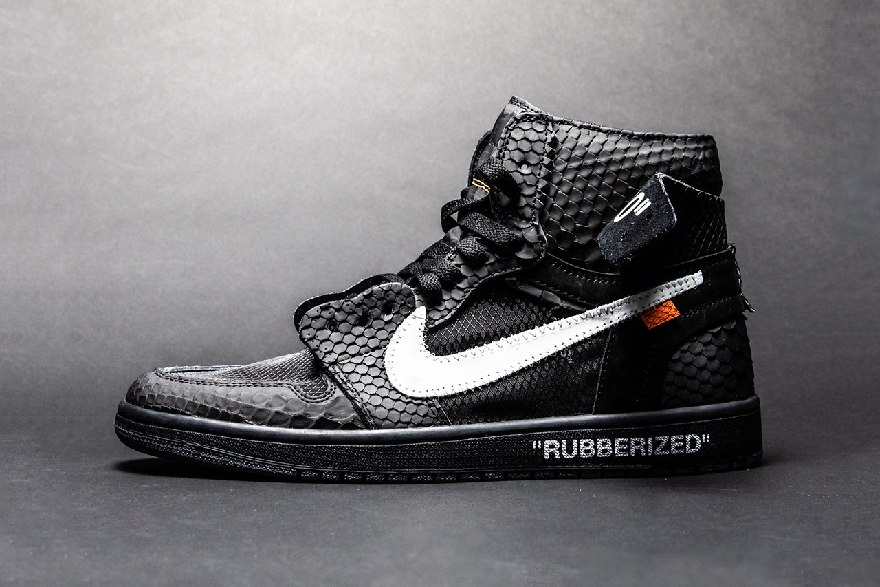 The Shoe Surgeon Air Jordan 1 Rubberized Python