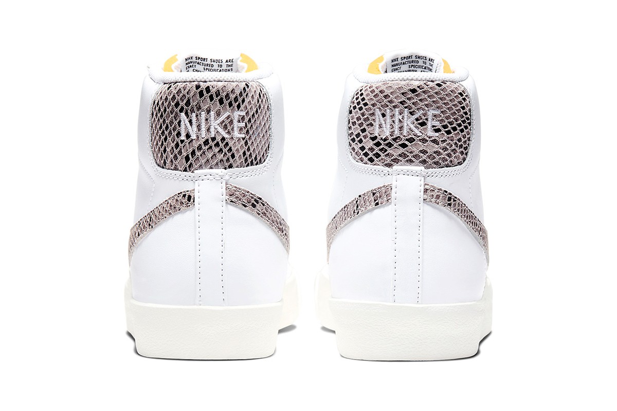 nike blazer reptile white heel