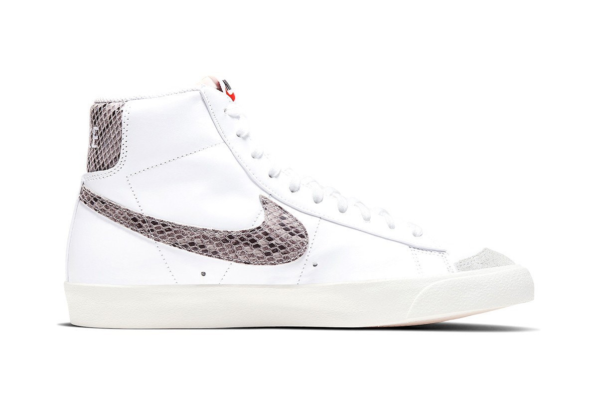 Nike Blazer Mid Reptile White side