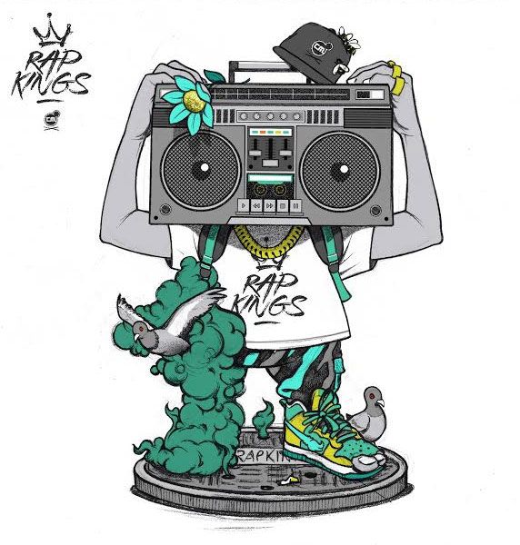 rap kings toy drawing