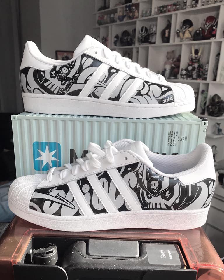 Quiccs, adidas custom sneaker