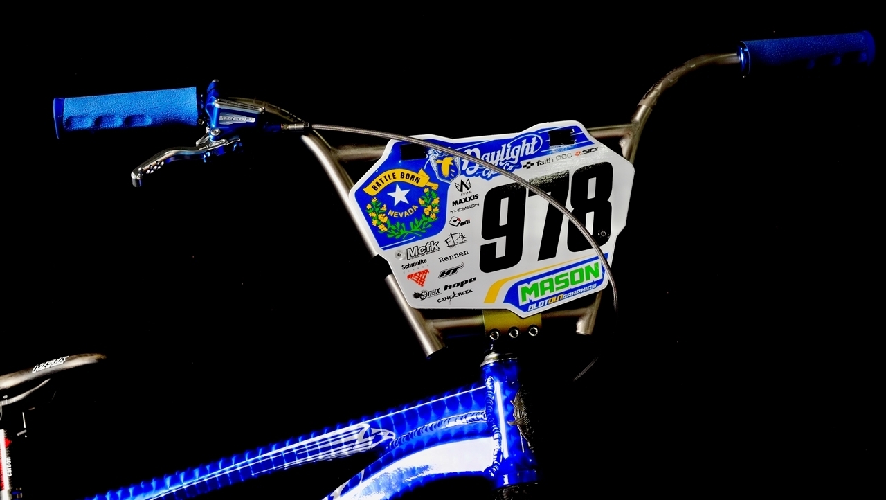 Daylight bmx Nevada ARC c1 number plate