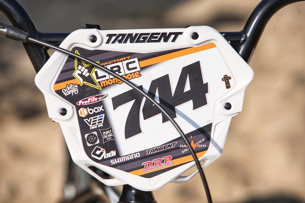 tangent numberplate, mongoose title pro