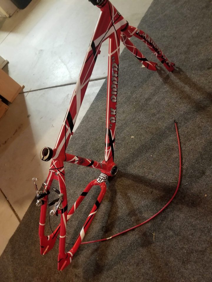 Pk Ripper Eddie Van Halen bmx frame forks